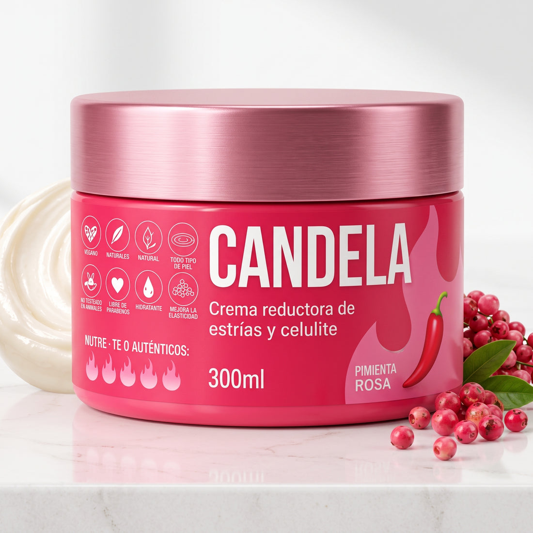 Crema reductora de estrías y celulitis 300 ml